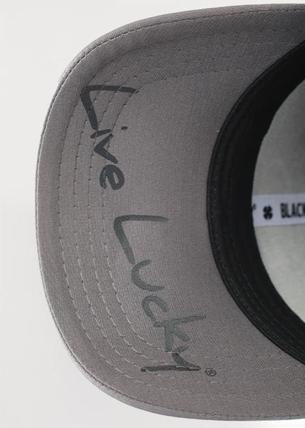 PREMIUM CLOVER HAT 22 (GREY/BLACK LOGO)
