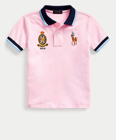 Big Pony Crest Cotton Polo By Ralph Lauren