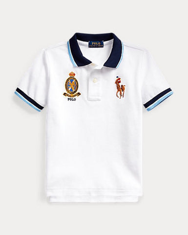 Big Pony Crest Cotton Polo By Ralph Lauren