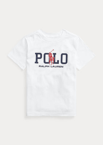 Big Pony LOGO Cotton Tee By Ralph Lauren